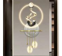 CMYCYDDPLY 3D Wall Art Decor with LED Light Deer, Entryway Wall Sculpture