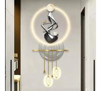CMYCYDDPLY 3D Wall Art Decor with LED Light Deer, Entryway Wall Sculpture