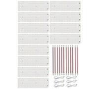 CMYK LED Backlight Board for Bambu Lab P1/X1/A1 Series 3D Printer, 3D Printer Accessories Replacement PCB Lithophane Panel with Connection Cable, DIY 3D Printing Projects for BambuLab(6 Packs)