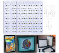 CMYK LED Backlight Board Kit FAZ007 for Bambu Lab Makerworld Accessories，3D Printer Light DIY Hardware Model Spare Parts 5V Type-c Powered（3Kit）