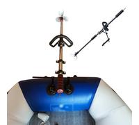 CMYUN 39"/49" Long Drill Propeller for Kayak, Aluminum Alloy Boat Outboard Motor with Clamp Bracket, Drill Trolling Motor Kit, Emergency Paddle Powered Propeller(With Bracket,L-125cm(49 1/4"))