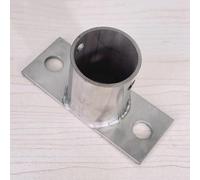 CMYUN Post Base Support with Pre-installed Hole ＆ Hardware, Pergola Deck Fence Post Protector Repair Kit, Round Post Bracket Holder, 1 2 3 4 5 6 8 In(Dia - 30mm(1.18in))
