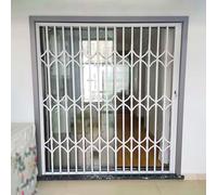 CMYUN Sliding Door Lock Guard/Window Security Bars, Extra Wide Burglar Foldable Window Grille Rail, Basement Window Protection Guardrail, Theft Fences(W100xH90cm/40x36in)