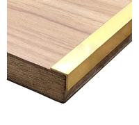 CMYUN Solid Brass Stair Edge Protector/Stair Nosing Strips, Indoor Outdoor Step Tread Edge Trim Guard, Non-slip Stair Edging Trim/Transition Strip
