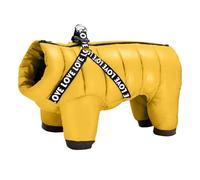 CMZYBBD Dog Costume Winter Dog Clothes Warm Dog Jacket Coat Waterproof Small Medium Large Dogs Pet Clothing Jumpsuit For French Bulldog-yellow-m