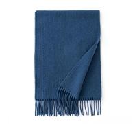 CMZYBBD Scarf Unisex Wool Scarf For Autumn & Winter - Thick, Warm Neck Wrap And Shawl, Simple Elegance For Both Men And Women-blue-d-180 * 30cm