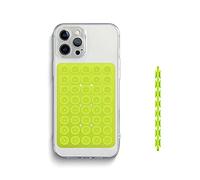 CMZZ Silicone Double Sided Suction Phone Case Mount, Detachable Hands Free & Strong Grip Holder for Selfies & Videos, Compatible iPhone Android (Green, 1Pack)