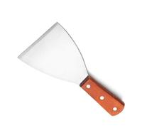 CN-Culture Wood Handle Slant Edge Grill Scraper, 4-Inch x 8.5-Inch