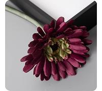 cn-Knight 12pcs Artificial Gerbera Daisies,22 Inch Long Stem Silk Daisy Flowers,Realistic Artificial Flower Mums for Home Décor Centerpiece Wreath Supplies Wedding Bouquet,Magenta