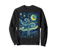 CN Tower Toronto Canada Starry Night Art History Present Sweatshirt