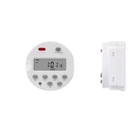 CN101A 220V 230V 240V Digital Power Timer 7 Days Weekly Programmable Time Relay Programmer Built-in Rechargeable Battery(110V)