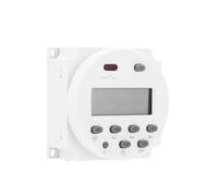 CN101A Digital Microcomputer 7Days Weekly Programmer Electronic Timer Switch 220V Time Relay with Countdown 12V DC for Light Fan(ACDC24V)