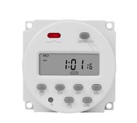 CN101A Digital Microcomputer 7Days Weekly Programmer Electronic Timer Switch 220V Time Relay with Countdown 12V DC for Light Fan(110V AC)