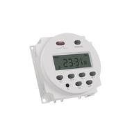 CN101A LCD Time Switch 12V 24V 110V 220V Relay Street Lamp Billboard Power Supply Timer(3 PCS,12V)