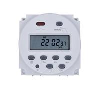 CN101A Timer Switch AC/DC 12V 24V 110V 120V 220V 230V 240V Digital LCD Power Week Mini Programmable Time Switch Relay 8A to 16A(Cover)