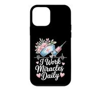 CNA And Nurse I Work Miracles Daily Case for iPhone 12 mini