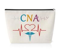 CNA Gifts for Women Makeup Bag Certified Nursing Assistant Presents Medical Student Graduation Birthday Christmas Travel Cosmetic Pouch Appreciation Thank You Gifts for CNA Toiletry Bag