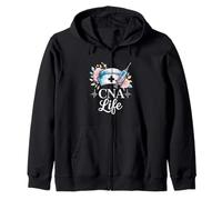 CNA Life Certified Nursing Assistant Zip Hoodie