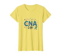 CNA Life: Heartbeat of Healthcare Heroes T-Shirt, Women, Lemon, L