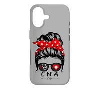 CNA Life Messy Bun Hair Funny Nurse Case for iPhone 17