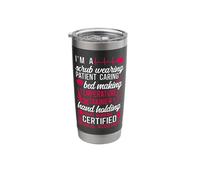 CNA Nurse Certified Nursing Assistant I'm A Scrub Wearing Stainless Steel Insulated Tumbler