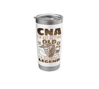 CNA Nurse Certified Nursing Assistant Retired Leopard CNA Stainless Steel Insulated Tumbler