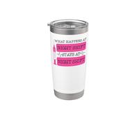 CNA Nurse Certified Nursing Assistant What Happens At Night Stainless Steel Insulated Tumbler