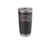 CNA Nurse Certified Nursing Assistant Word Cloud CNA Stainless Steel Insulated Tumbler
