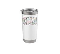 CNA Nurse Certified Nursing Assistant Word Cloud CNA Stainless Steel Insulated Tumbler