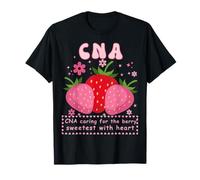 CNA Nurse Life Caring Hands Healing Hearts T-Shirt