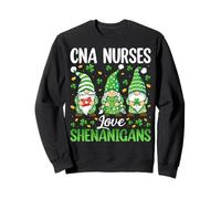 CNA Nurses Love Shenanigans Shamrock Nursing St Patricks Day Sweatshirt