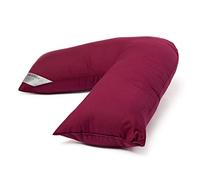 CnA Stores Orthopaedic V-shaped Pillow Case Cover for Maternity Nursing Pregnancy support Pillows, Cotton Blended (V PILLOWCASE, PLUM)