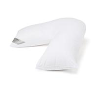 CnA Stores Orthopaedic V-shaped Pillow Case Cover for Maternity Nursing Pregnancy support Pillows, Cotton Blended (V PILLOWCASE, WHITE)