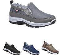 CNA Trop Shoes for Men, CNA Trop Men Outdoor Hiking Orthopedic Shoes, CNA Trop Shoes for Men Wide, Mens Slip On Shoes (Color : Gray, Size : 10.5)