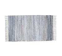 CNAFGBGG 1PC Chindi Rug, 24x35 Inch Cotton Woven Floor Rug with Tassels, Easy Clean and Maintain Absorbent Rag Rug for Living Rooms, Bedrooms and Dining Rooms