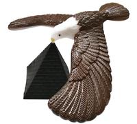 CNAFGBGG Balancing Bird for Kids Cute Vivid Balance Bird Relaxing Balancing Eagle with Pyramid Base Stress Relief 6.7in Toy for Finger Birthday