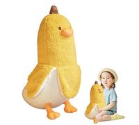 CNAFGBGG Banana Duck Cute Duck Plush Toy 19.69 inch Soft Stuffed Animals Cute Hugging Pillow for Girl Boy Yellow