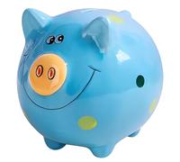 CNAFGBGG Ceramic Piggy Bank, Cute Big Piggy Bank, Large Capacity Money and Coin Bank, Piggy Bank for Kids, Girls, Boys Birthday Gifts Nursery Decor