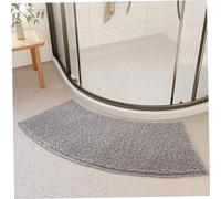 CNAFGBGG Curved Bath Mat 16x39inch Fast Absorbent Bath Rugs Non-slip Soft Shower Rug with Fine Edging Machine Washable Dense Bathroom Mat Bathroom Accessories