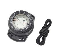 CNAFGBGG Dive Compass Surfing Luminous Underwater 50m Wrist Compass Night Vision Waterproof Navigation with Bungee Black