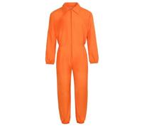 CNAFGBGG Prisoner Costume 1 Pack, Orange Jumpsuit, Halloween, XL.