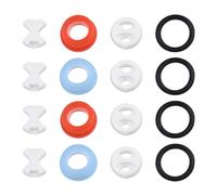 CNANRNANC 1/2 Inch Ceramic Disc Tap Valve Washer Insert Replacement Set | Half Inch Ceramic Disc Tap Washer,1/2 Inch Tap Repair Kit with Ceramic Discs and Silicon Washers