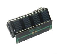 CNANRNANC 1-Pack 0.2W 2V For Mini Solar Panel For Diy Projects, High Efficiency Polysilicon Cell For Garden Lights Toys Small Fans, Black 78.8X28.3Mm(1pack)