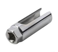 CNANRNANC 1 Piece 22Mm Oxygen Sensor Socket Wrench For Cr-V Steel Offset Design For Car O2 Sensor Removal Auto Repair Garage Mechanic Use Black(1/2silveropening18mm)