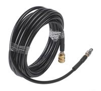 CNANRNANC 10/15/20 M 3/8 Inch Pressure Washer Hose With Swivel Quick Connectors, Stainless Steel Ends, Pvc Rubber Jacket, 2000 Psi For Outdoor Cleaning And Workshop Use(10M)