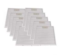 CNANRNANC 10 PCS Cooker Hood Extractor Fan Vent Aluminum Mesh Grease Filters 2PCS For RANGEMASTER Cooker Hood Metal Filter 300 X 250mm for Various Cooker Hood Brands(10 PCS)