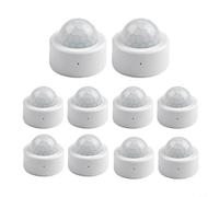 CNANRNANC 10 PCS For Zigbee3.0 For Tuya For Smart Body Movement Detector Motion Sensor Smart PIR Home Movement Detector for Mini PIR Motion Sensor Wireless(10 PCS)