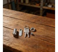 CNANRNANC 1Pc Cabinet Drawer Mailbox Cam Lock With Key, 12Mm Cylinder Zinc Alloy Silver, Secure Storage For Filing Cabinets Lockers Toolboxes