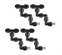 CNANRNANC 2 PCS Reptile Humidity Atomizing Nozzles For Water Tanks And Pet Enclosures Featuring Full 360 Degree Spray Coverage And Composite Construction(4 pcs)