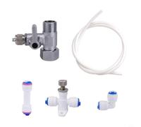 CNANRNANC 2-PE Water Purification Pipeline Kit For Coffee Makers Ice Makers Advanced Multi-Stage Filtration System For Home And Commercial Water Purifier Applications White(15m tube set)